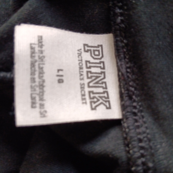 Victoria's Secret "PINK" Ohio State Buckeyes Black Ankle Leggings - Picture 7 of 7